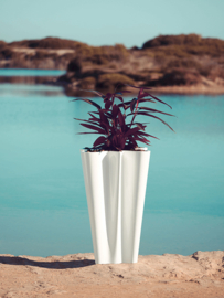 Kunststof design plantenbak 'Armonda' H 100 x B 56 x L 60 cm