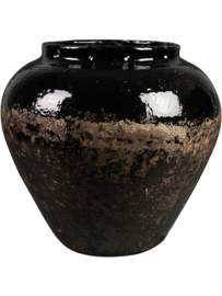 Keramiek plantenbak 'Ava' hoogglans lak  Ø45 x H38 cm