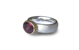 Luna Ring met roze toermalijn