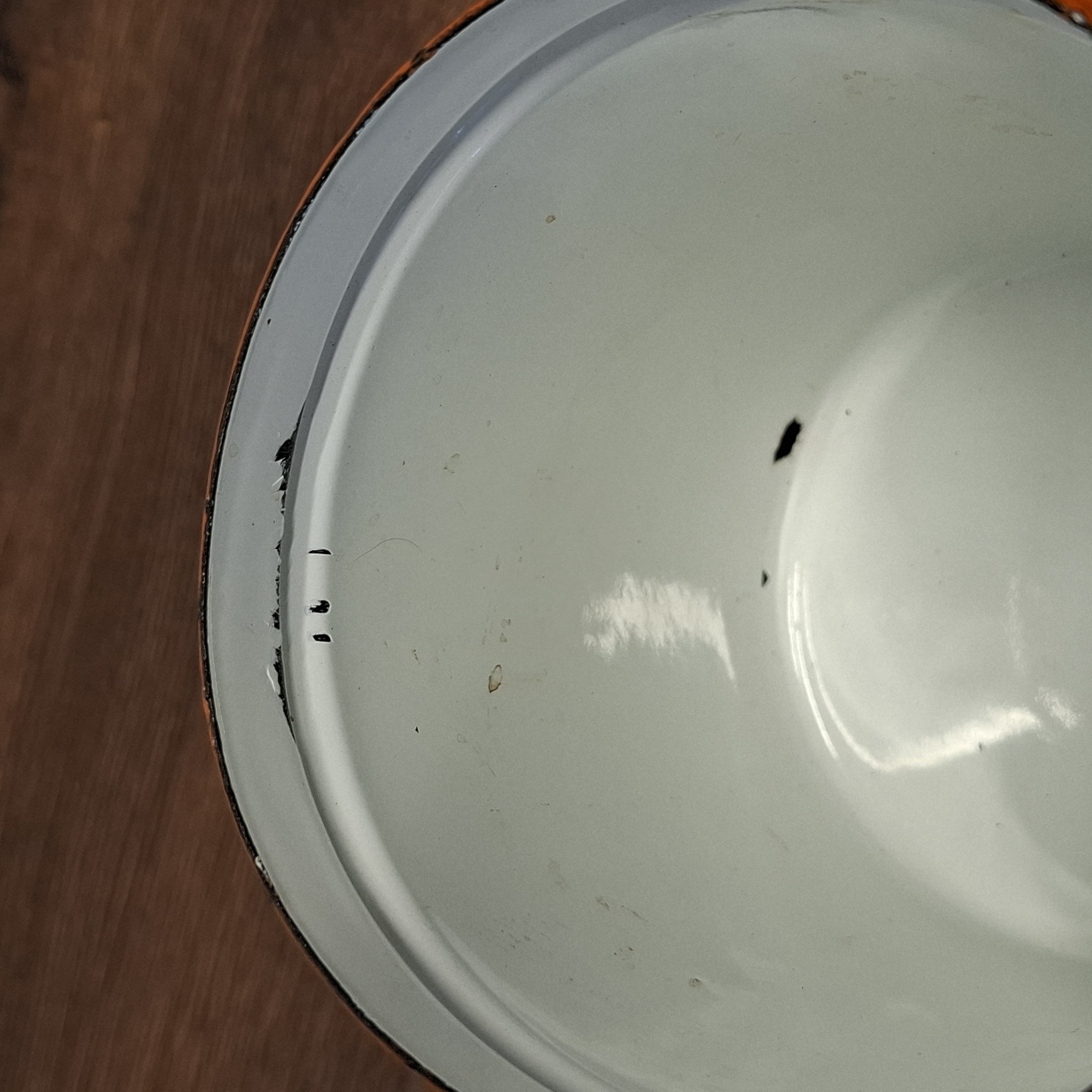 Brabantia Oranje Emaille Koffie Bus / Blik