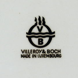 Gebaksbord - Villeroy & Boch Burgherdragt - Middelburg 1939 - Zwart Logo