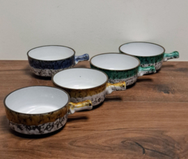 Vintage Soepkommen 5 Stuks