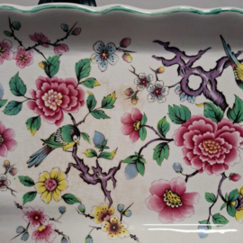 Vintage Old Foley Serveerschaal – Cakeschaal – Serveren