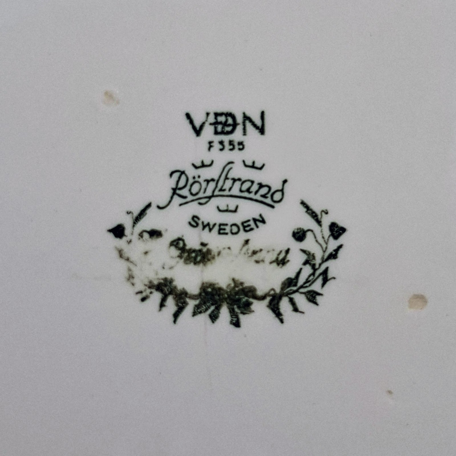 Rörstrand Grön Anna Serie - Zweden - Schaal 28,5 cm