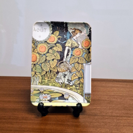 Klein Dienblad Art Deco - Melamine - Aout - Eugène Grasset