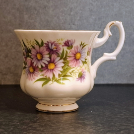 Royal Albert - Flower of the Month Series - September - Michaelmas Daisy - Kopje