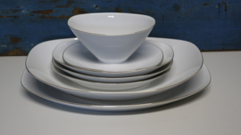 Servies - Arzberg - Wit met Gouden Randje