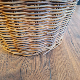 Rieten Mand - Hengselmand - Boodschappenmand - Traktatie