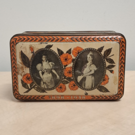 Koektrommel / Koekblik Koningshuis - Jubileum Blik - 1898 – 1938
