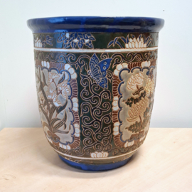 Prachtige Grote Chinese Bloempot - Ø 36 x H 39 cm