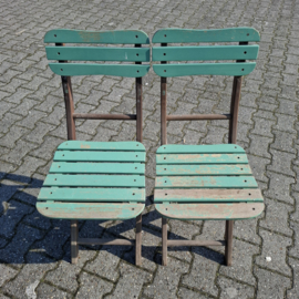 Inklapbaar Houten Bistroset - Tuinsetje