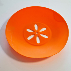Oranje Anti Overkook Deksel Siliconen Ø 28 cm