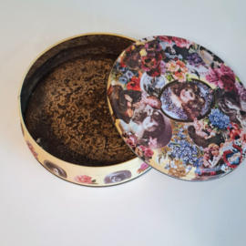 Vintage Blik /  Koektrommel – Made in England