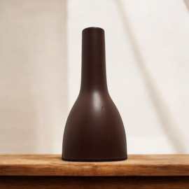 IKEA Bruine Vaas Keramiek 1990