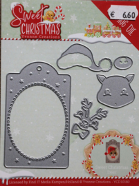 Cutting Die - Snijmal - Yvonne Creations - Sweet Christmas - Sweet Christmas Deer