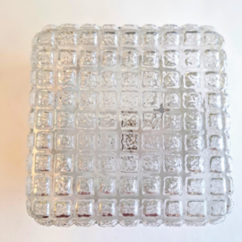 Plafonniere - Glas - Vierkant - Bubbels