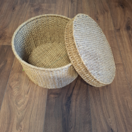 Mand - Ronde Opbergmand met Deksel
