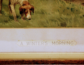 Frank Dadd (1851-1929) - A Winters Morning - Chromolitho - 1908