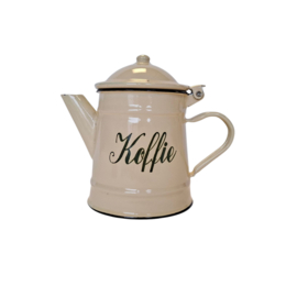 Emaille Koffiepotje - Kan