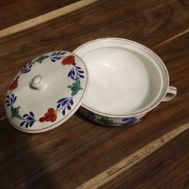 Oud Boerenbont - Dekschaal 22 cm - Regout Royal Sphinx Maastricht