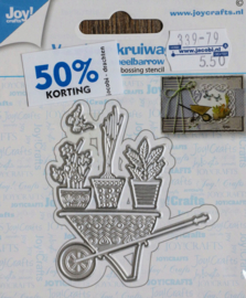 Cutting Die - Snijmal - Joy! - Voorjaar Kruiwagen