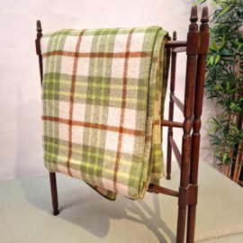 Vintage Deken - Groen geruit - Real - 240 cm x 200 cm