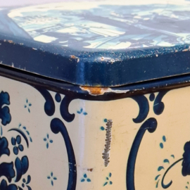 Delfts Blauw Blik - Koektrommel