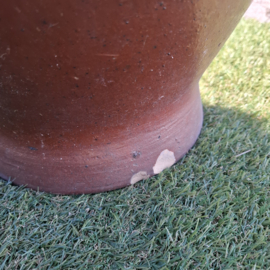 Bruine Gres Pot - Bloempot - Keulse Pot H 42 cm