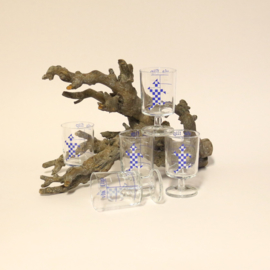 Vlaflip Glas - Glazen 5 stuks - Vintage