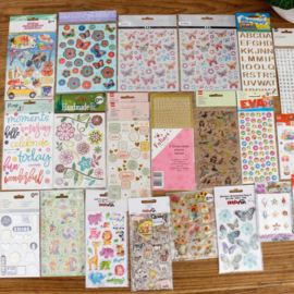 Stickers - Ruim 20 vellen