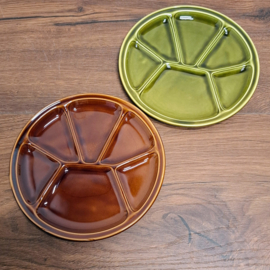 2 Vintage Fondueborden - Bord