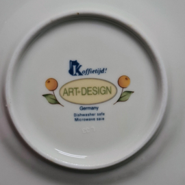 Art Design Koffietijd  - Kop en Schotel