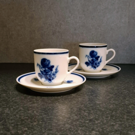 Kop en schotel 2x - Mosa Maastricht  Blauwe Roos