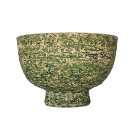 Bloempot op Voet - Berkenbast - Diameter 17,5 cm