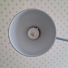 Vloerlamp Grijs Metaal met Dimmer