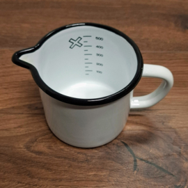 Emaille Maatbeker 500 ml