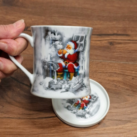 Leonardo Collection - Santa Christmas Mok en Onderzetter