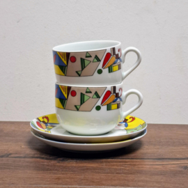 Douwe Egberts Jarolina Studio Collection - Kop en Schotel - 2 Sets