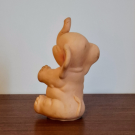 Twee Vintage Knijpbeestjes - Olifantje en een Lammetje