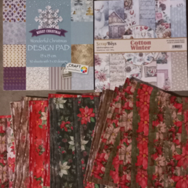 Papierblokken 20 - Kerst / Winter - Hobby - Knutselen
