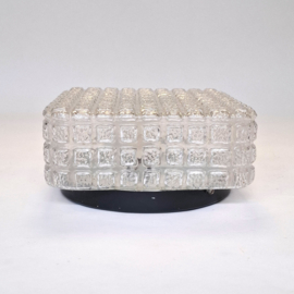 Plafonniere - Glas - Vierkant - Bubbels