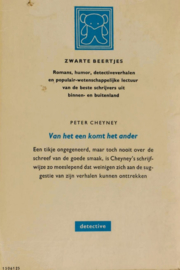 ZB0339/3 - 	Peter Cheyney - Van het een komt het ander