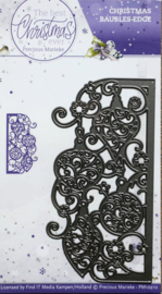 Cutting Die - Snijmal - Precious Marieke - The best Christmas ever - Christmas Baubles Edge