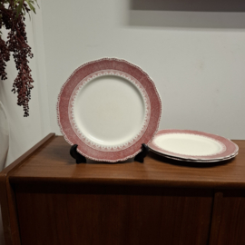 3x Bord - Marlborough Alfred Meakin England Ø 25 cm