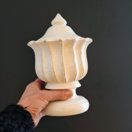 Brocante Decoratie - Ornament - Beeldje van Hout