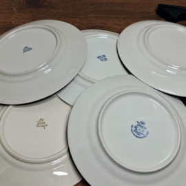 Ontbijtbord - Bord Ø 19 cm - Jäger Eisenberg Blau Saks - 5 Stuks