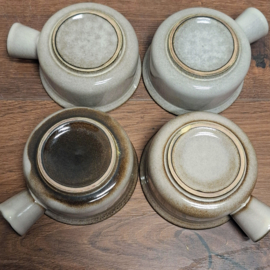 Vintage Soepkom 4 Stuks