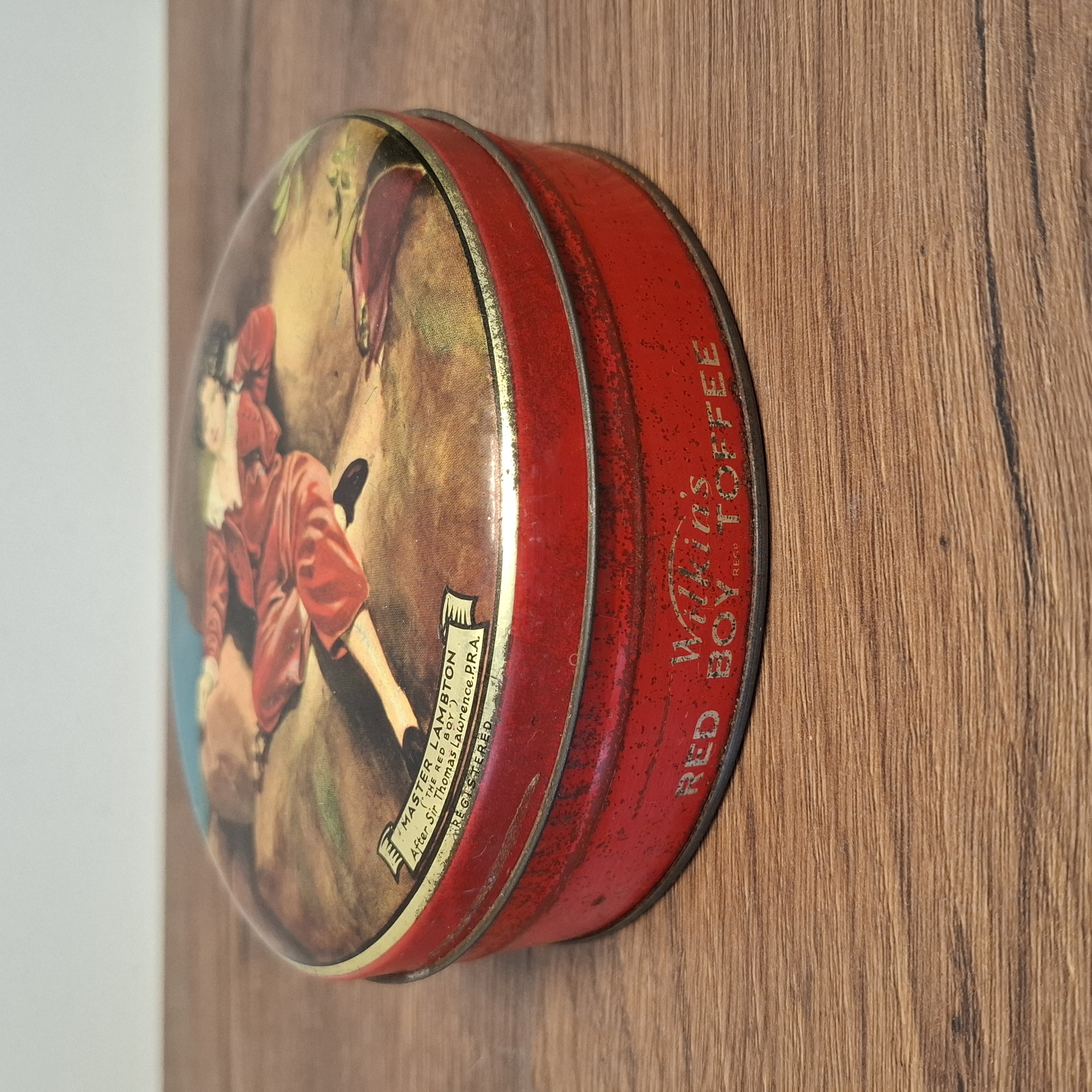 Wilkin's red boy Toffee - Master Lambton - Rond Blik