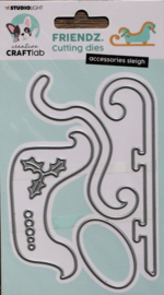 Cutting Die - Snijmal - StudioLight - Friendz - Accessories Sleigh
