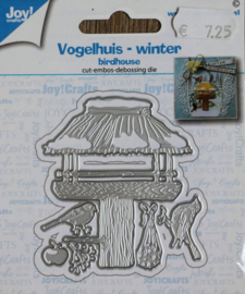 Cutting Die - Snijmal - Joy! - Vogelhuis - Winter